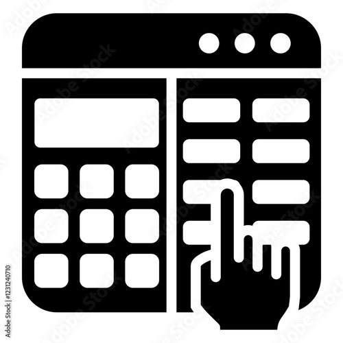 Graphical User Interface Glyph Icon