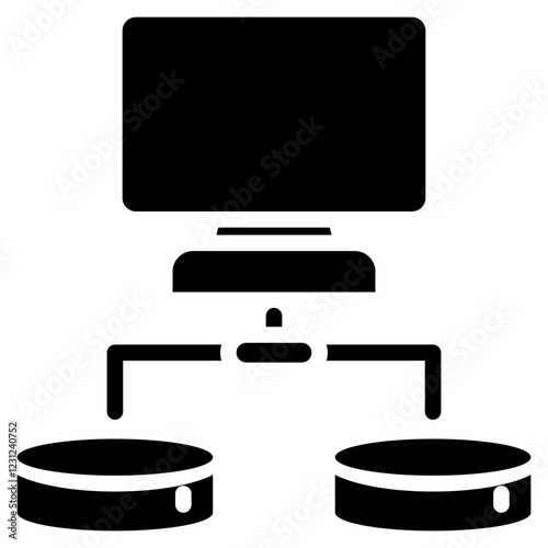 Virtualization Glyph Icon