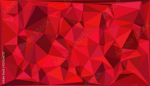 Abstract Polygonal Background with Geometric Shapes in Vibrant Colorful Design, Modern Digital Artwork for Websites, Technology, and Creative Projects