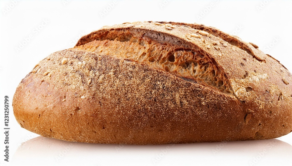 loaf of bread isolated on white. Whole grain bread isolated on transparent or white background loaf of bread isolated on white. Whole grain bread isolated on transparent or white background