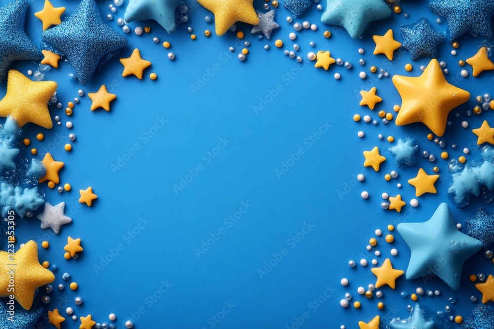 Whimsical Star Arrangement with Decorative Pearls Whimsical Star Arrangement with Decorative Pearls