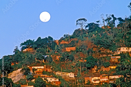 Favela do morro do Vidigal. Rio de Janeiro. photo