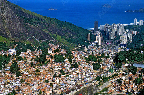 Favela da Rocinha. Rio de Janeiro.