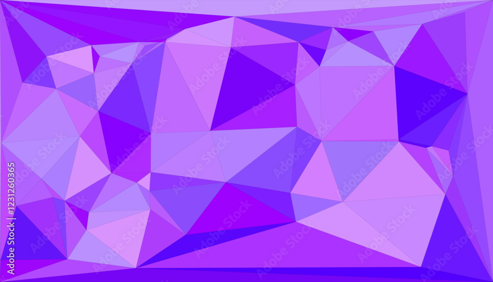 Abstract Polygonal Background with Geometric Shapes in Vibrant Colorful Design, Modern Digital Artwork for Websites, Technology, and Creative Projects