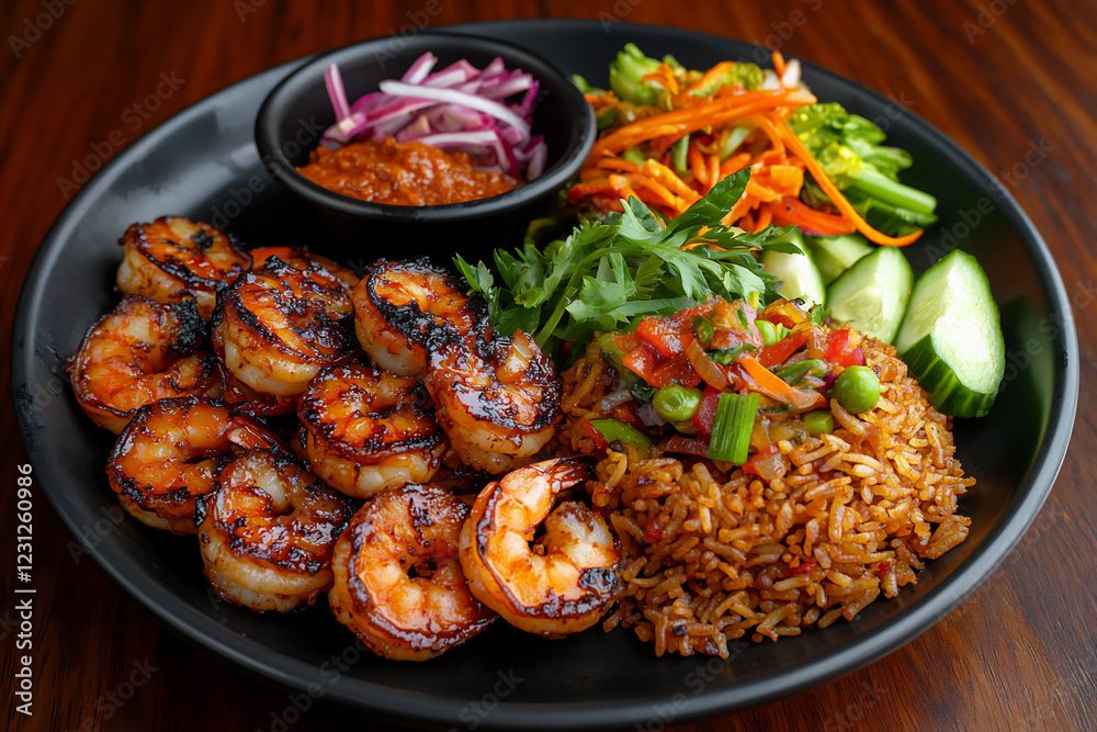 Fototapeta premium fragrant malaysian nasi goreng