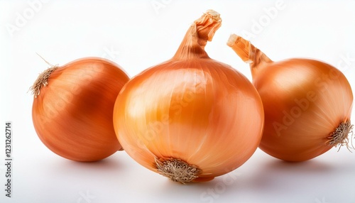 Wallpaper Mural onions and onion. Fresh onion bulb isolated on white background Torontodigital.ca