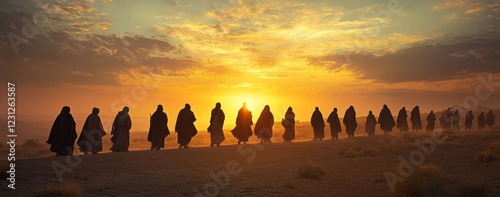 TravelerSilhouette, Wanderlust, AdventureAwaits, NomadicLife, DesertVibes, GoldenHour, SunsetMagic, TravelPhotography, MinimalistArt, SilhouettePhotography, DesertLandscape, BohoVibes, MysticDesert, D