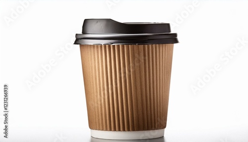 Wallpaper Mural coffee cup isolated on white background. Blank take away coffee cup isolated on white background Torontodigital.ca