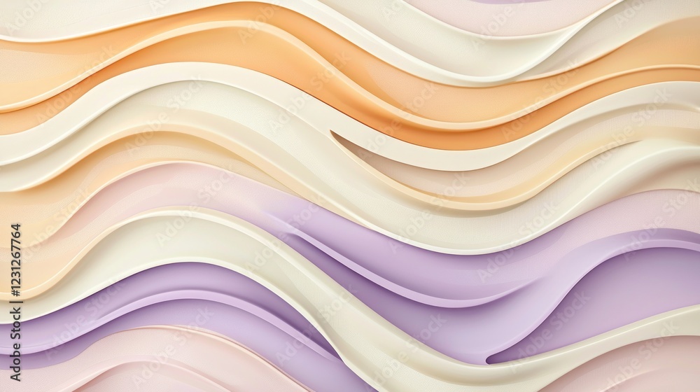 Abstract Pastel Wave Pattern: A Symphony of Soft Hues Abstract Pastel Wave Pattern: A Symphony of Soft Hues