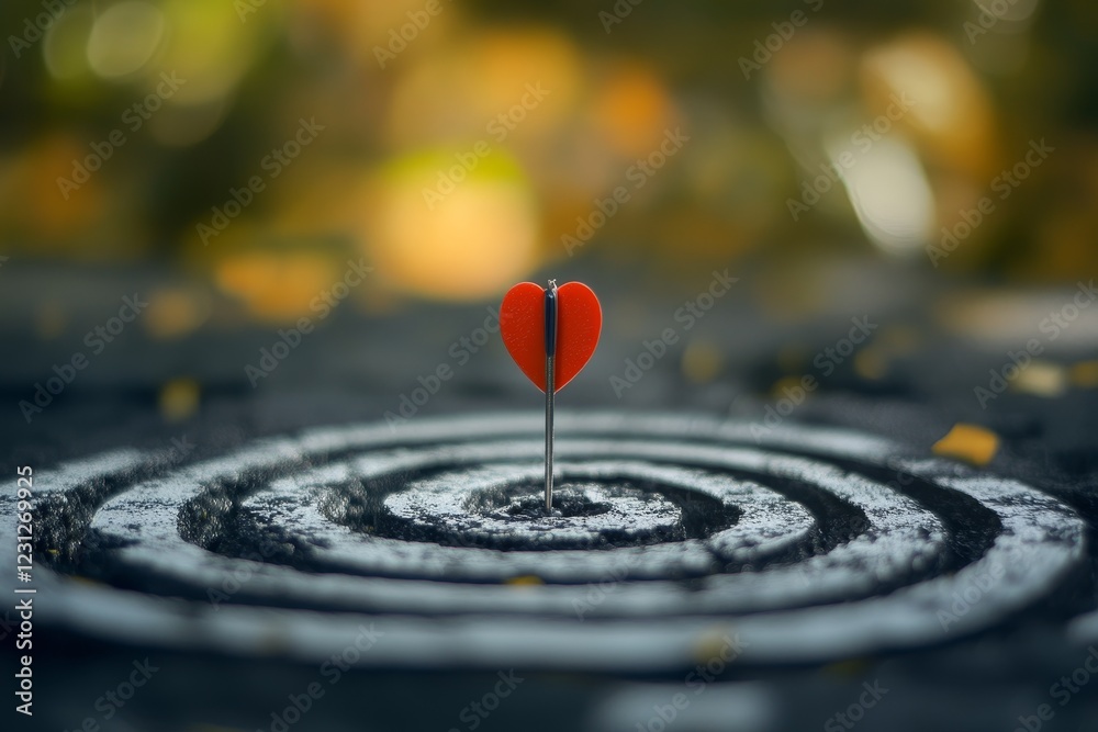 Exploring the Depths of Emotion: A Heart Symbolizing Focus and Connection Exploring the Depths of Emotion: A Heart Symbolizing Focus and Connection
