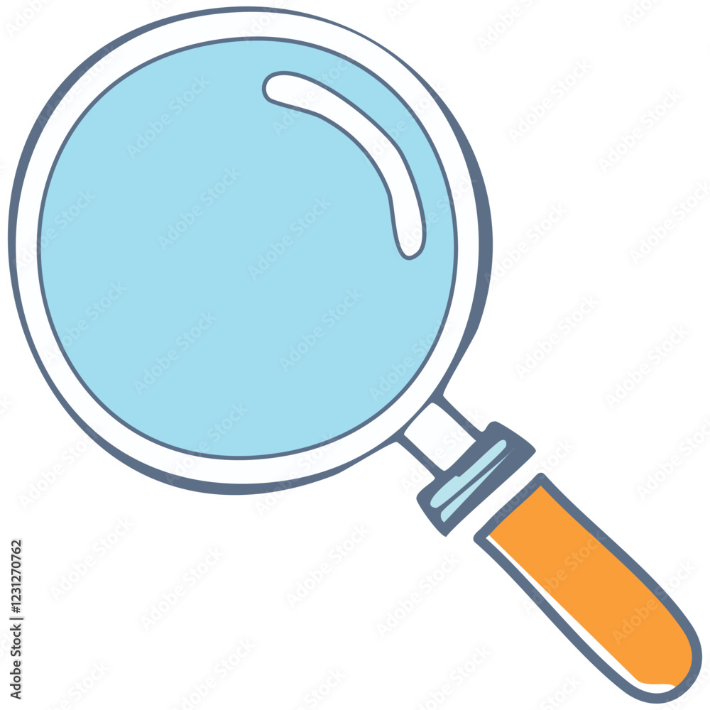 Magnifying Glass Icon Vector Illustration Magnifying Glass Icon Vector Illustration