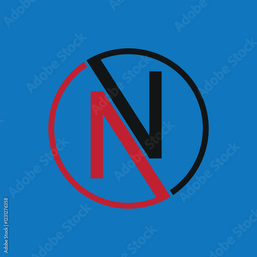 lettermark logo,N