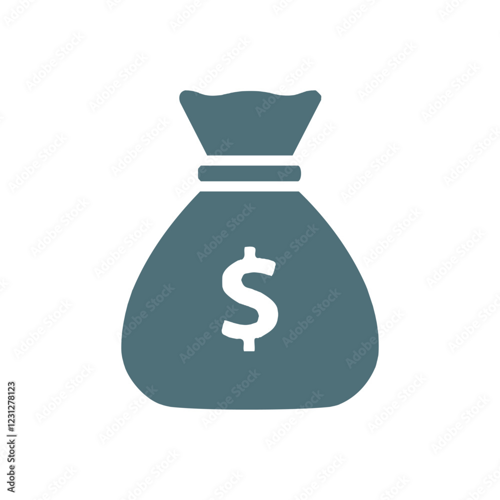 Money Bag Icon vector Illustration Silpe Design Money Bag Icon vector Illustration Silpe Design