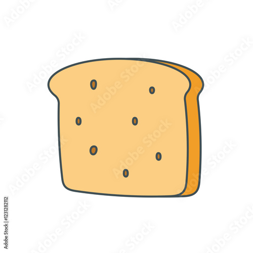 Bread icon illustration