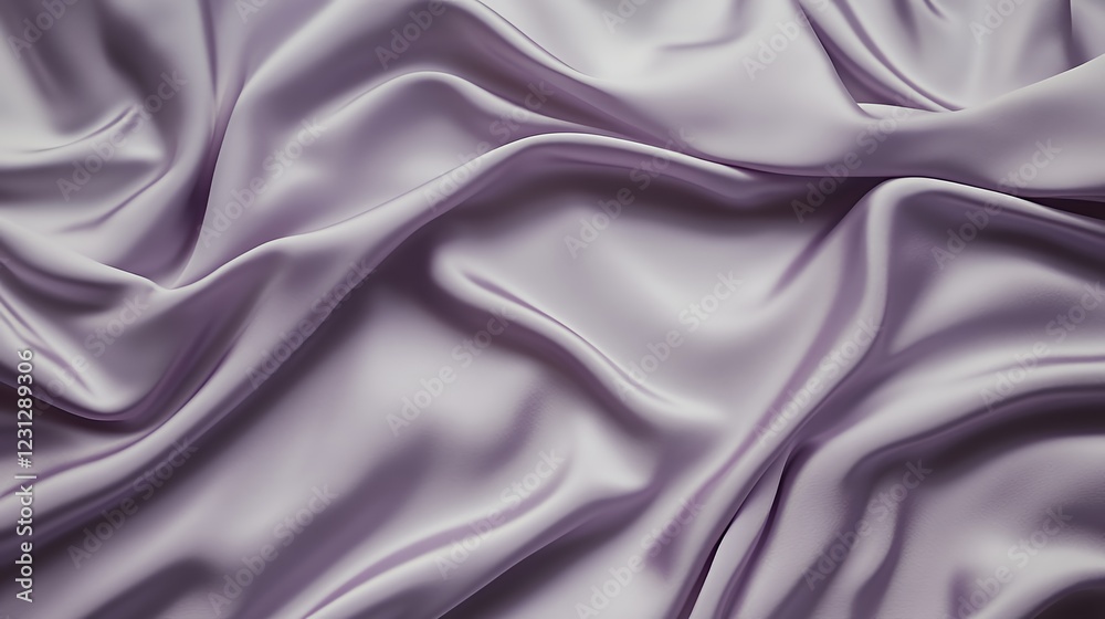 Obraz premium Draped Lavender Silk Fabric Soft Texture Background
