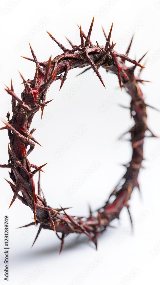 Crown of thorns representing suffering and sacrifice of jesus christ Crown of thorns representing suffering and sacrifice of jesus christ