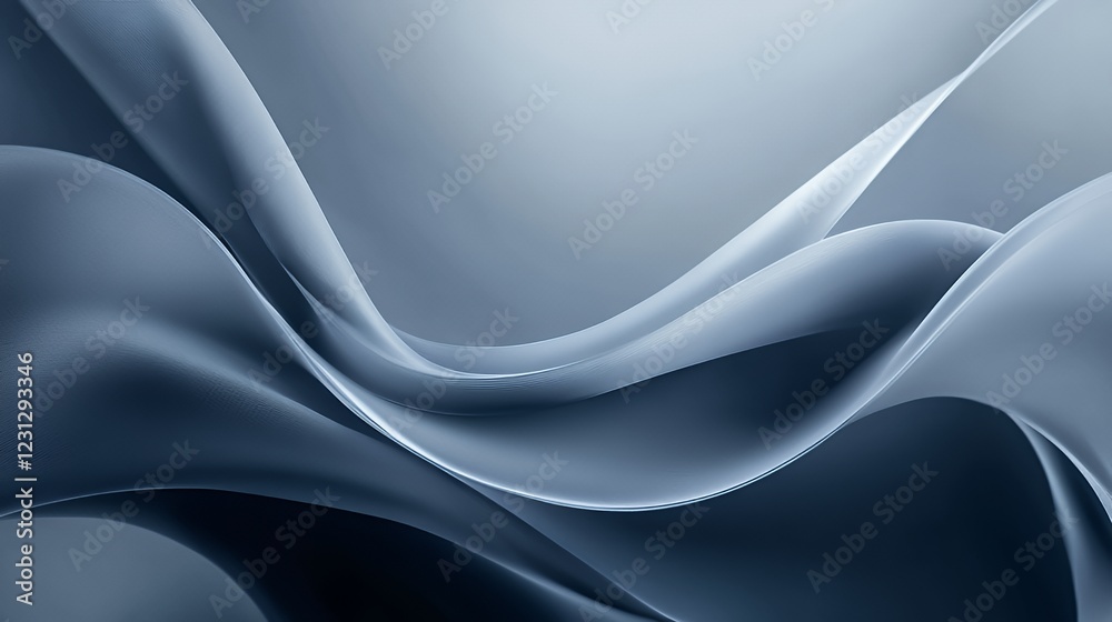 Obraz premium Abstract Gray Swirling Fabric Design Image