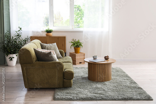 Interior of living room wit...