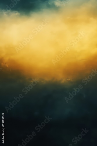 Stunning image of golden and dark clouds creating a dramatic and moody sky, showcasing nature's power and beauty.