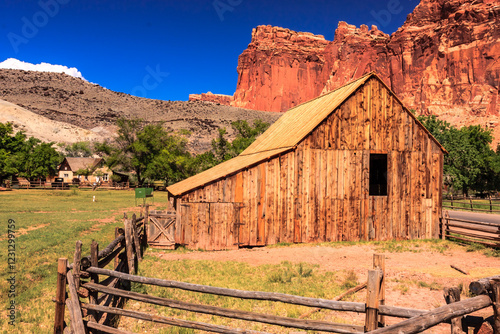 Barn at Capitol Reef National Park photo