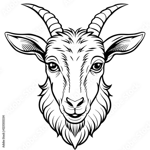 head of a goat