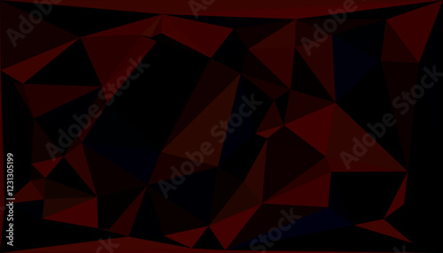 Abstract Polygonal Background with Geometric Shapes in Vibrant Colorful Design, Modern Digital Artwork for Websites, Technology, and Creative Projects