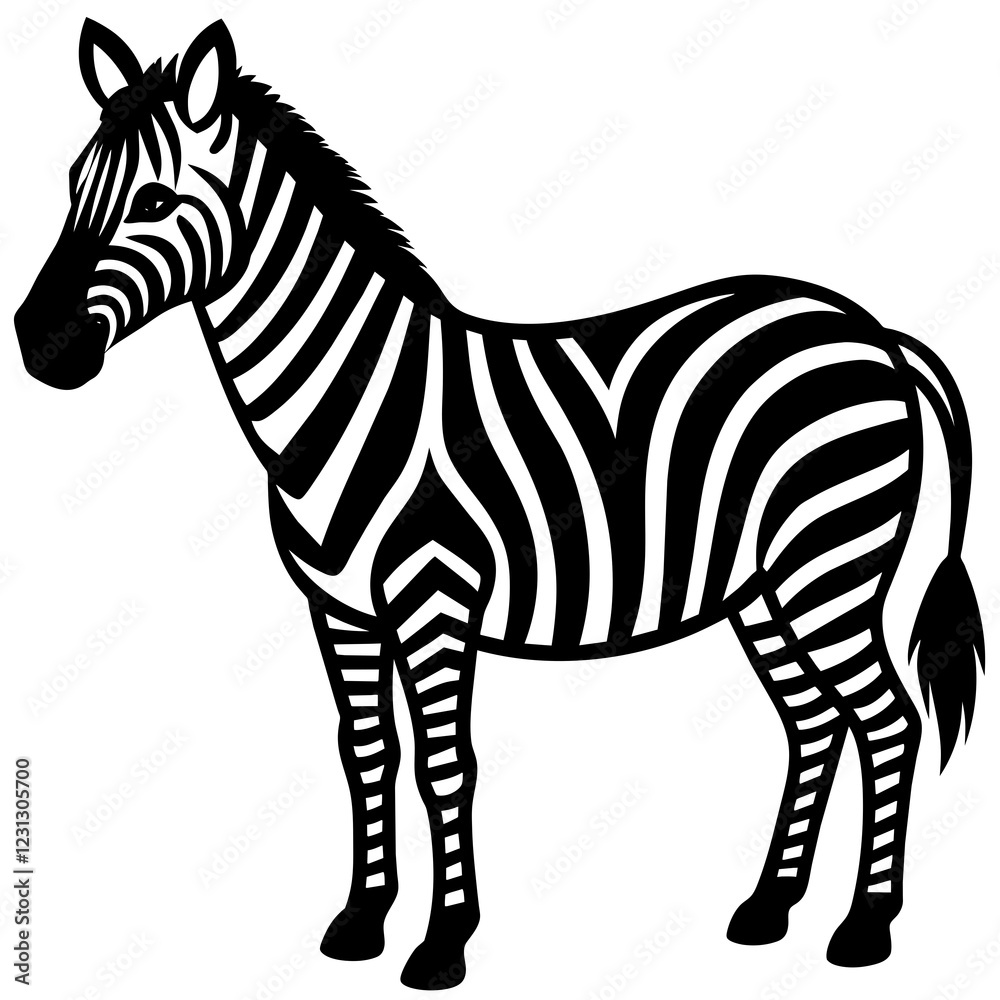 Obraz premium zebra vector illustration