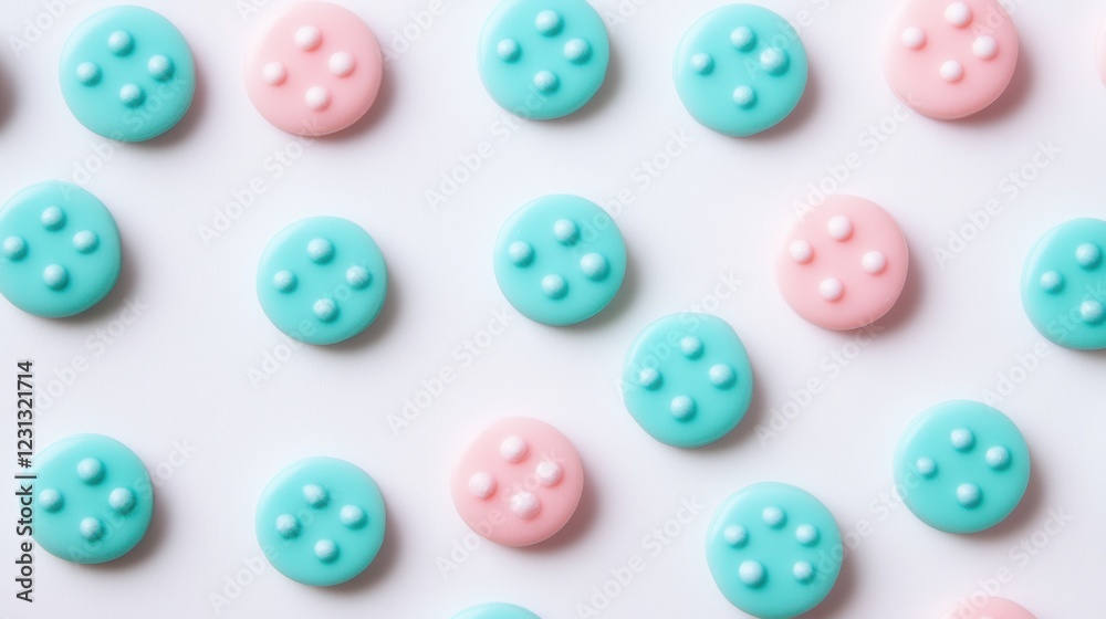 Pastel Polka Dots Pattern, playful design featuring alternating pink and teal dots on a transparent background, perfect for digital projects Pastel Polka Dots Pattern, playful design featuring alternating pink and teal dots on a transparent background, perfect for digital projects