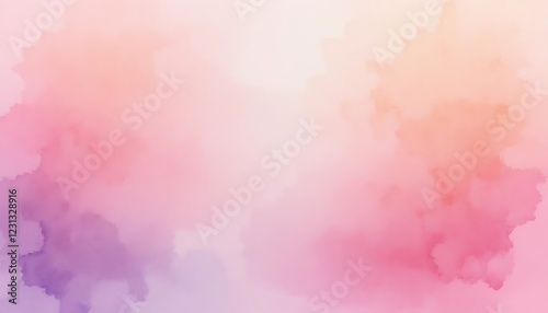 Abstract pastel pink and purple watercolor background, soft dreamy texture, delicate romantic design, ideal for wedding invitations, feminine branding, and websites.