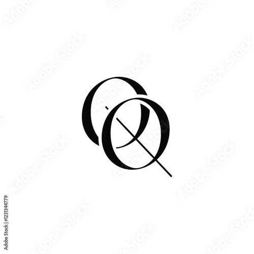 QQ monogram logo design letter text name symbol monochrome logotype alphabet character simple logo