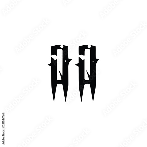 QQ monogram logo design letter text name symbol monochrome logotype alphabet character simple logo