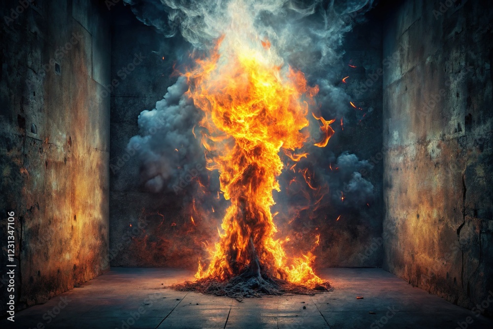 Eerie Flames Ascending from Abyssal Depths Eerie Flames Ascending from Abyssal Depths