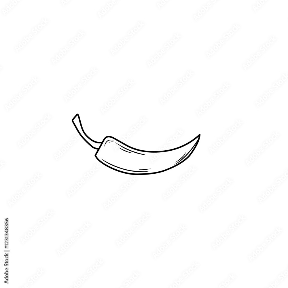 chili line sketch chili line sketch