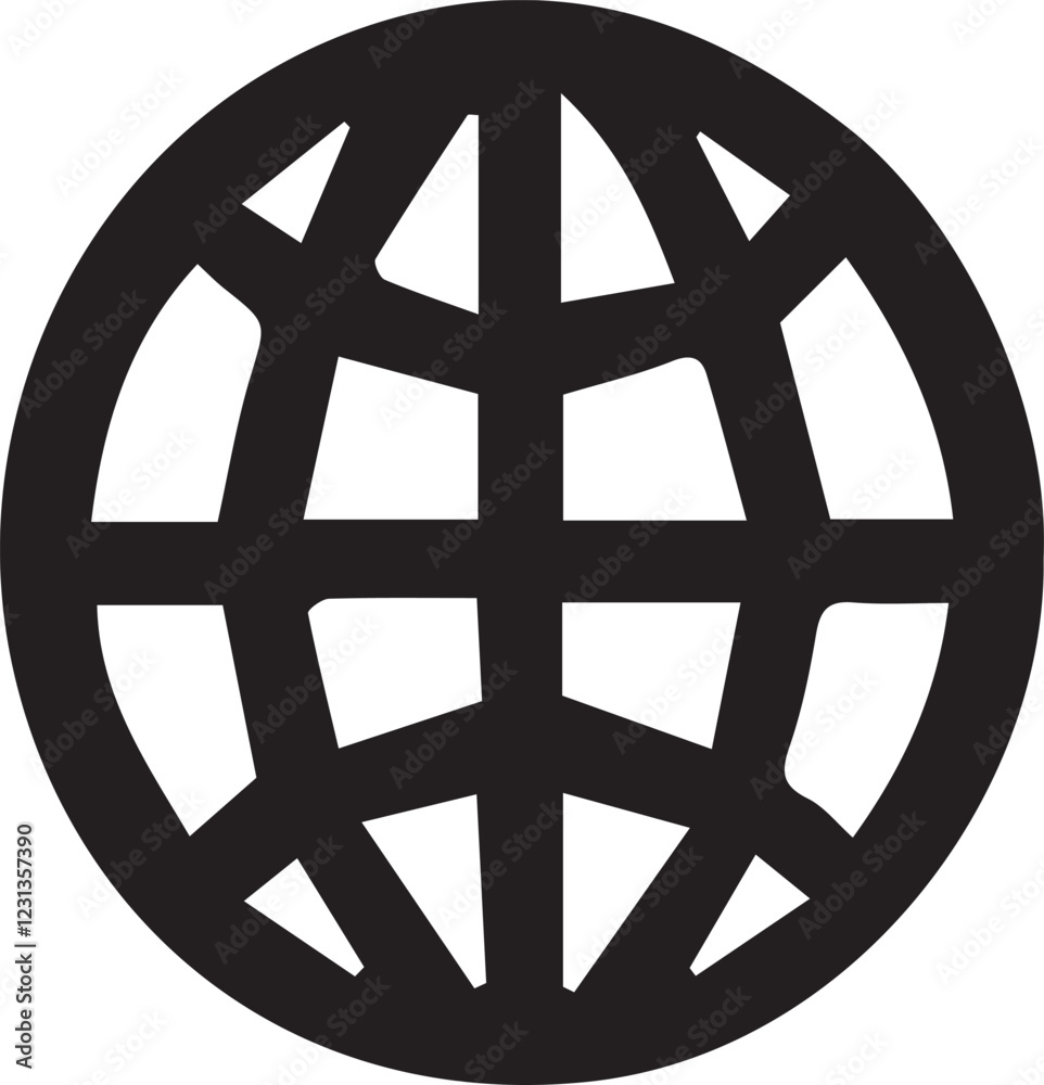No Internet vector icon , Black silhouette No internet No Internet vector icon , Black silhouette No internet