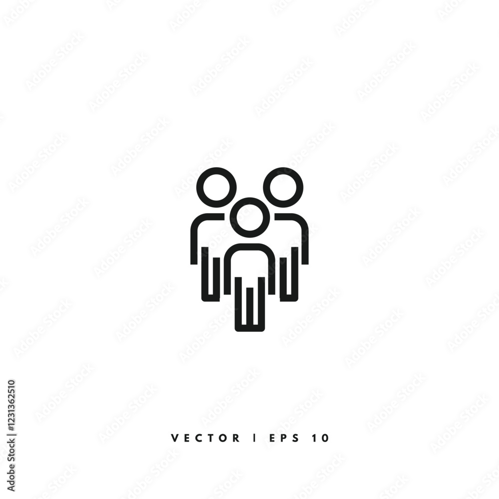 Users Group Icon. Editable Stroke Users Group Icon. Editable Stroke