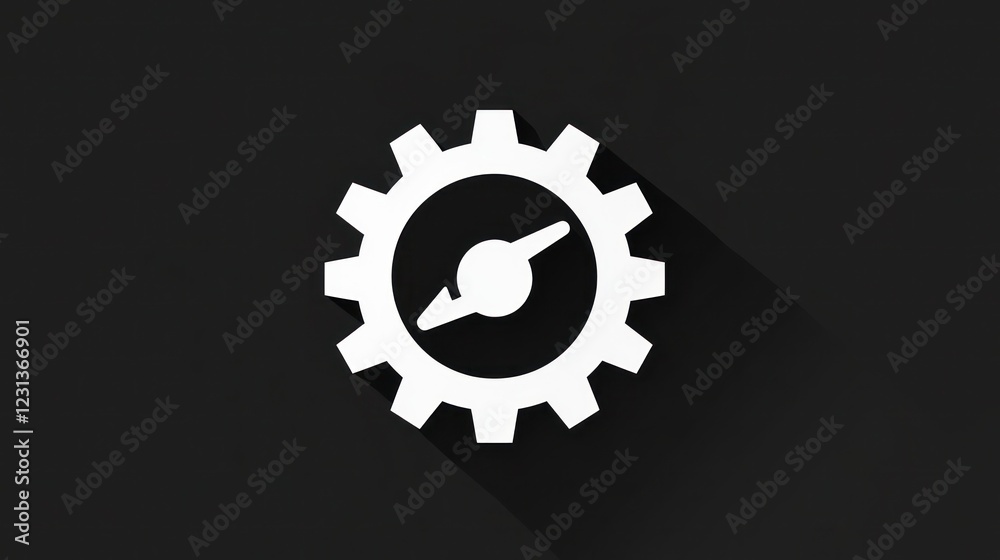 Gear, technology, abstract, progress, dark background, website icon Gear, technology, abstract, progress, dark background, website icon
