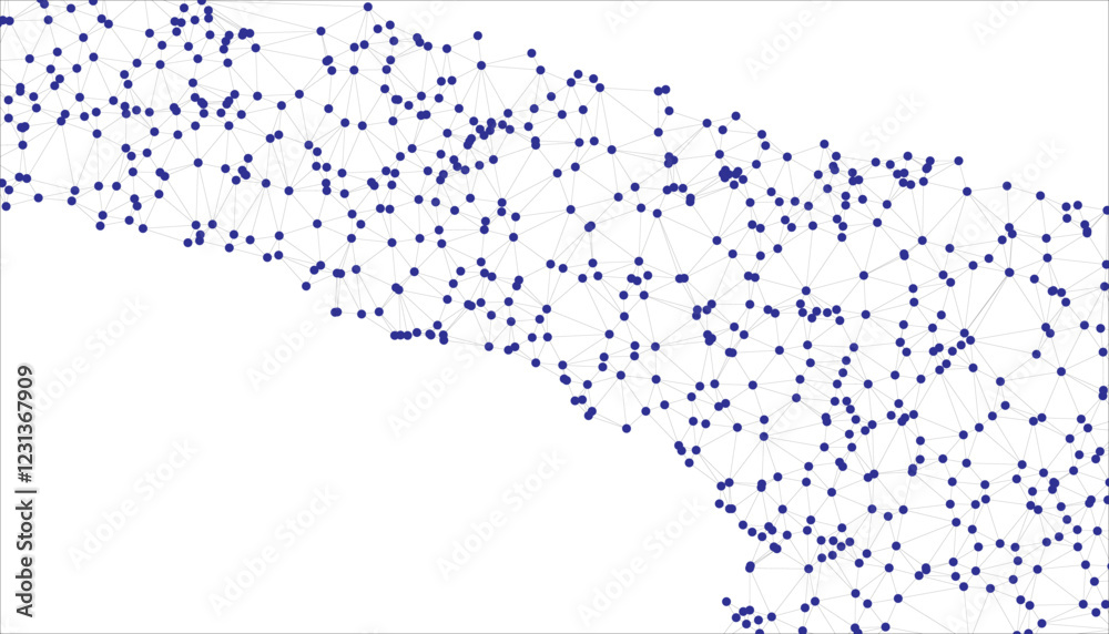Abstract Black and White Polygonal Network Background with Connected Dots and Lines for Digital Applications Abstract Black and White Polygonal Network Background with Connected Dots and Lines for Digital Applications