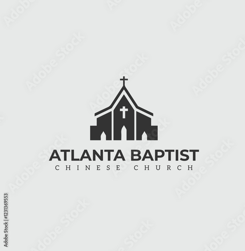 Atlanta Baptist Chinese Church Logo - Elegant Vector Design
