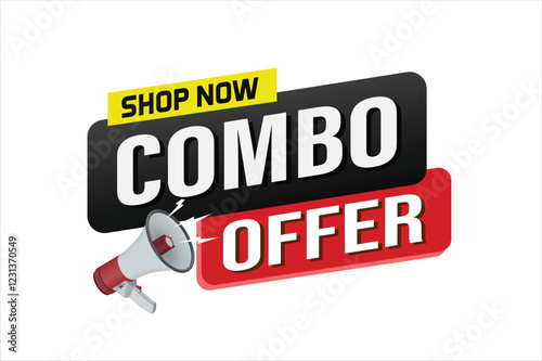 "combo offer sale word mega phone concept vector illustration and 3d style, landing page, template, ui, web, mobile app, poster, banner, flyer, background, gift card, coupon, label, wallpaper
"

