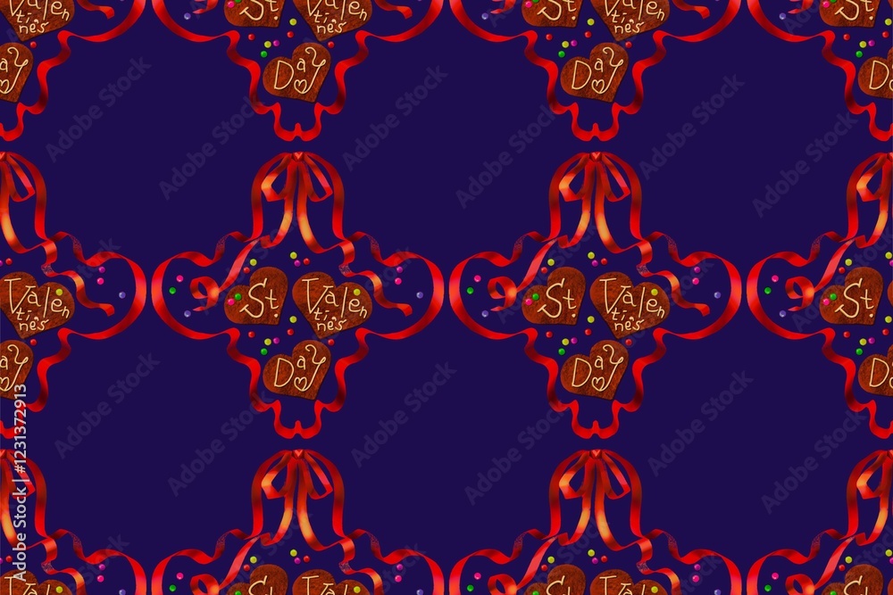 Valentine's Day seamless pattern Valentine's Day seamless pattern