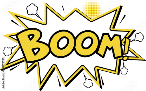 Comic Explosion Speech Bubble