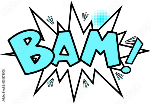 Comic Explosion Speech Bubble
