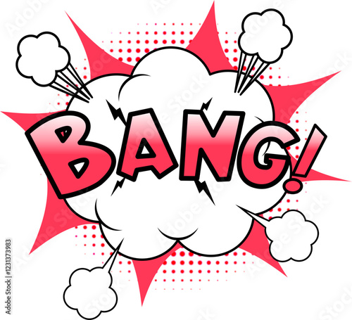 Comic Explosion Speech Bubble