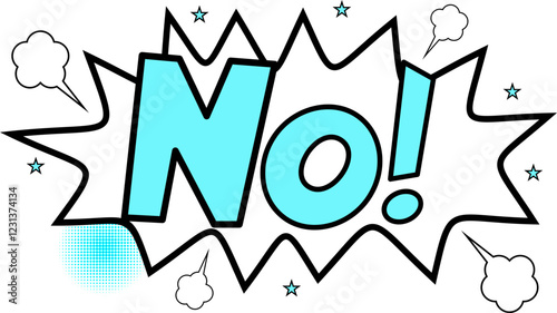 Comic Explosion Speech Bubble