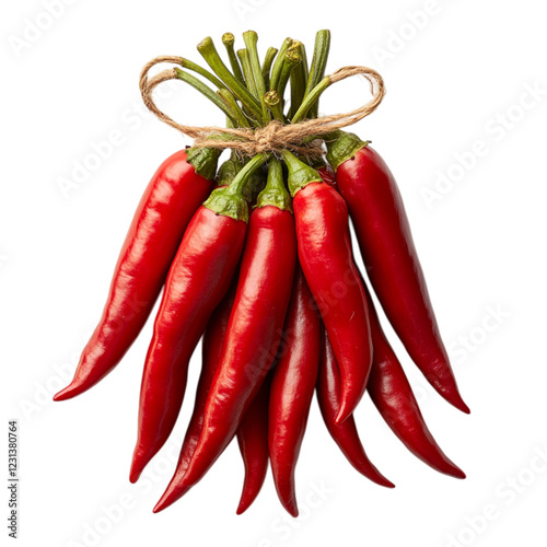 Chili Pepper on a Transparent Background