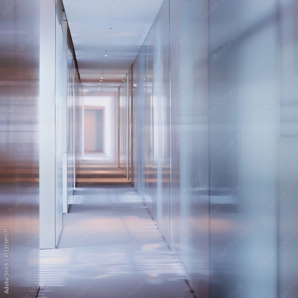 Interior of a corridor in a hospital Interior of a corridor in a hospital