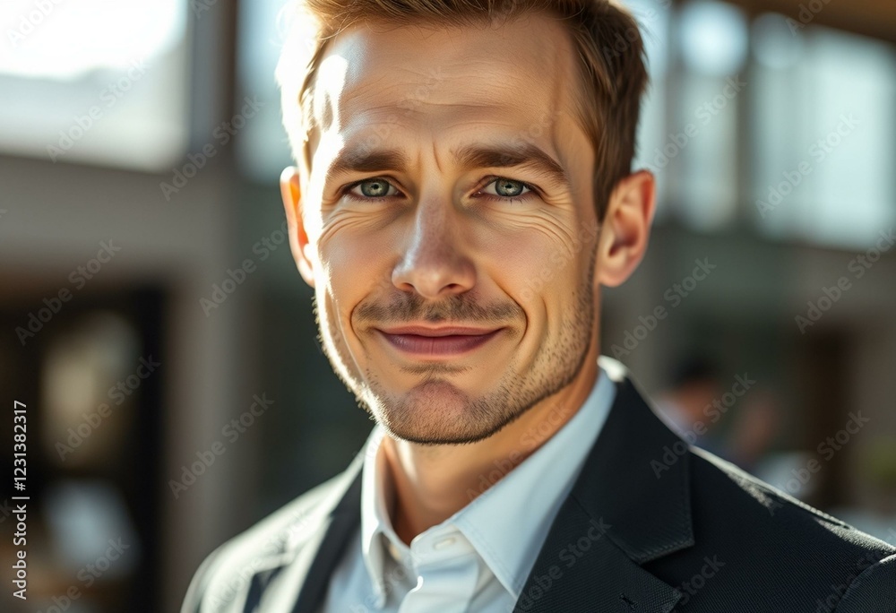 Portrait of a stylish man in natural light Portrait of a stylish man in natural light