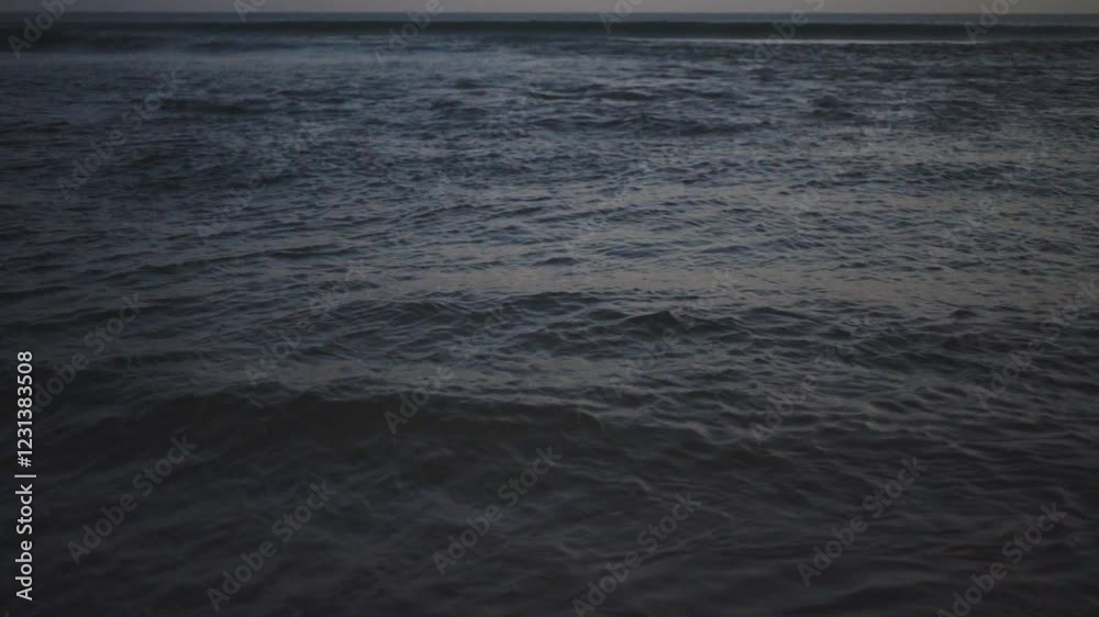 waves on the beach