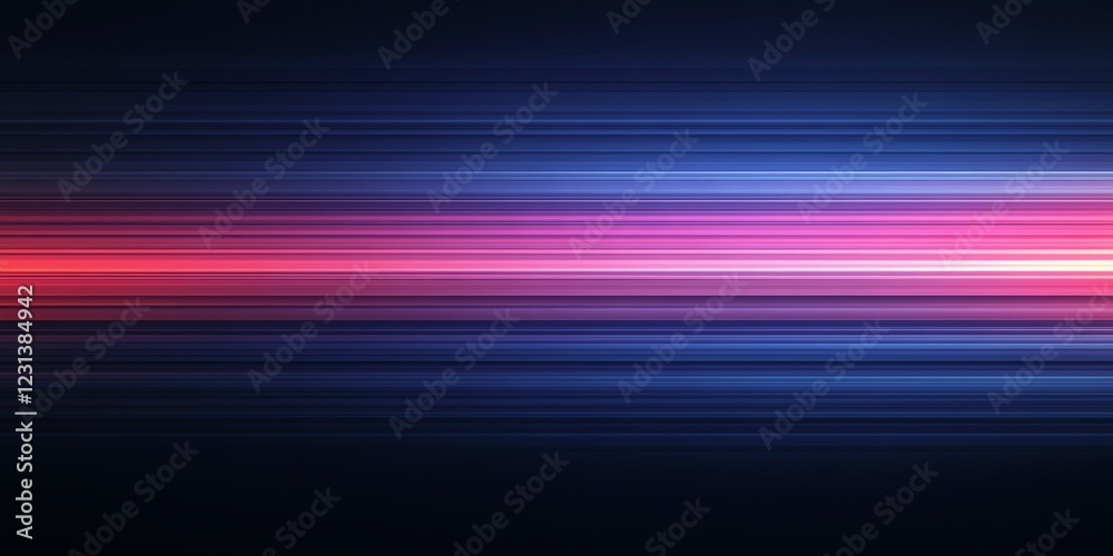 Dynamic dark blue background featuring vibrant horizontal lines in purple and red hues, abstractly illustrating rapid data transfer, ideal for tech-themed applications. Dynamic dark blue background featuring vibrant horizontal lines in purple and red hues, abstractly illustrating rapid data transfer, ideal for tech-themed applications.