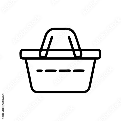 picnic basket icon design